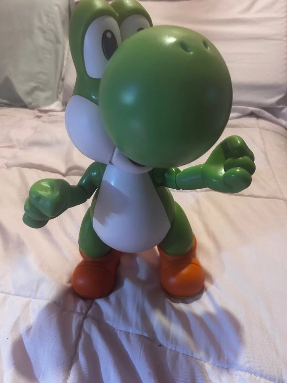 Yoshi talking figurine